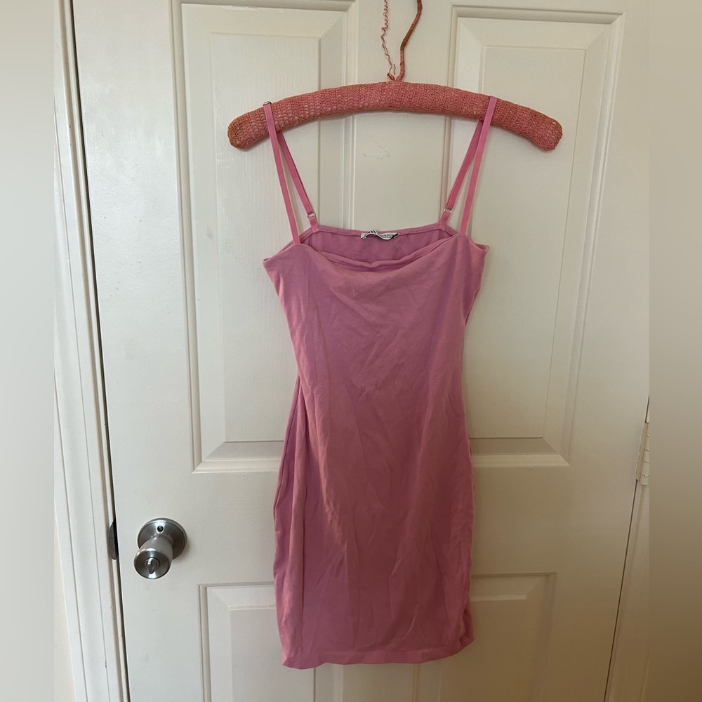 Zara baby pink mini dress. Size M